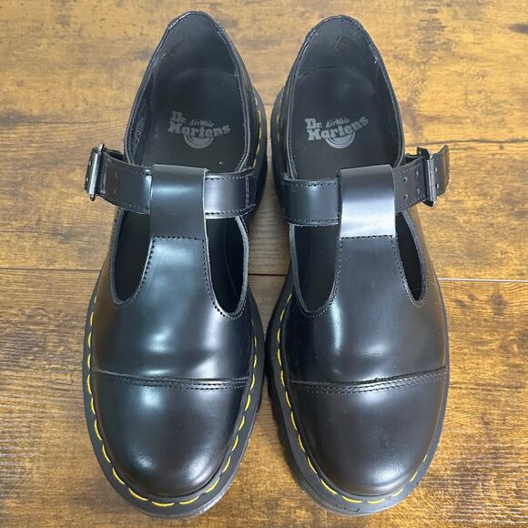 DR. MARTENS | Bethan Mary Jane Shoes Chunky Black New w/o box | EU 42 US 10 - Picture 5 of 10